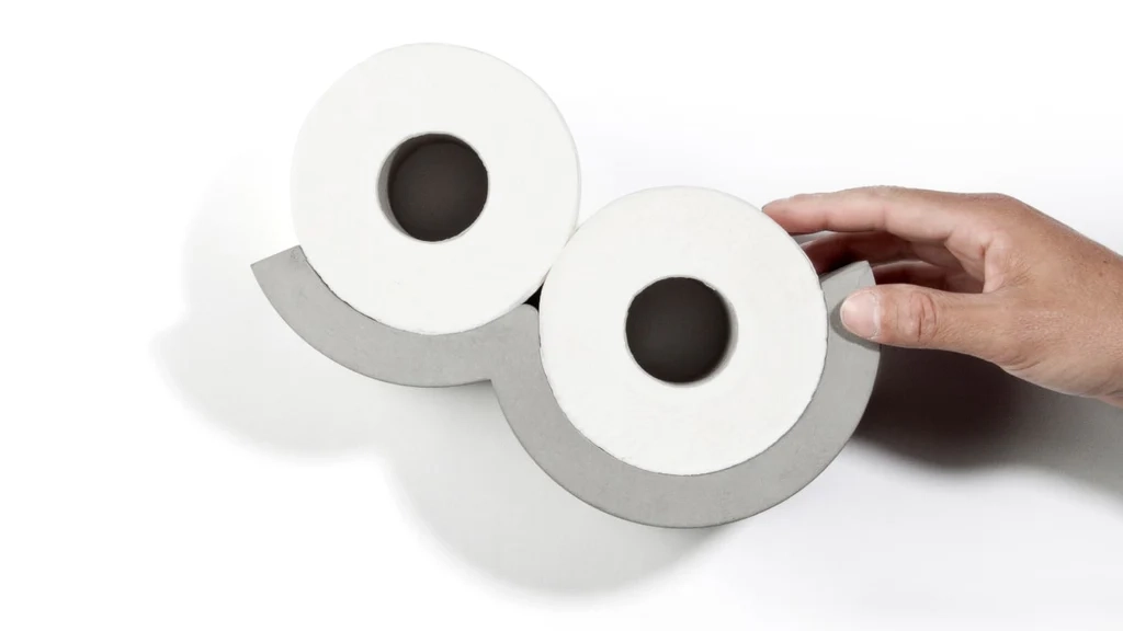 Cloud Toilet Paper Dispenser｜雲モチーフで魅せるおしゃれなトイレットペーパーディスペンサー