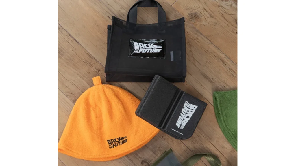 【映画コラボ】Filmarkets サウナセット｜バック・トゥ・ザ・フューチャー＆ジュラシック・パークのデザイン3点セット