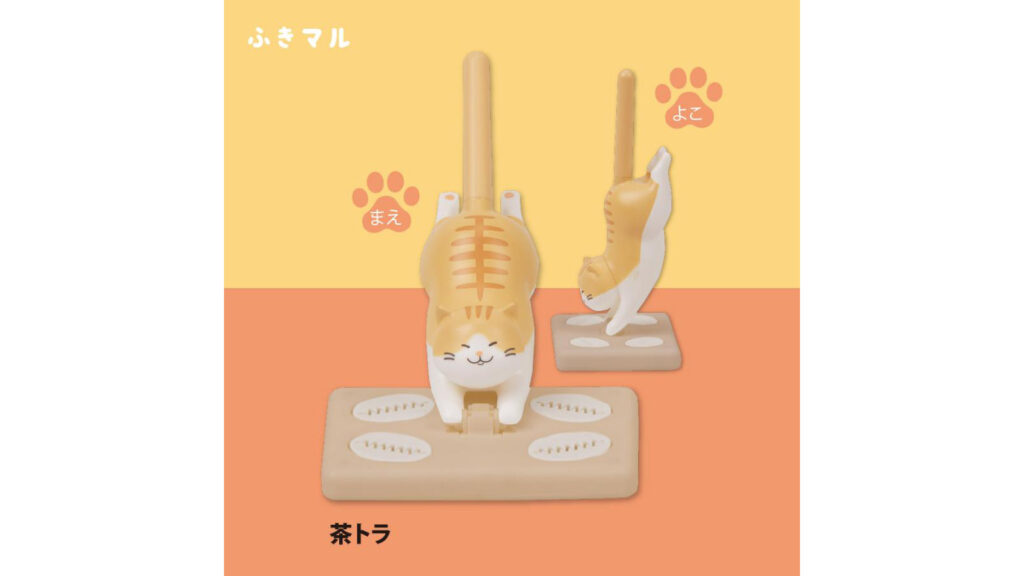 デスク掃除が楽しくなるサンスター文具「ふきマル」｜猫デザインが可愛い卓上クリーナー