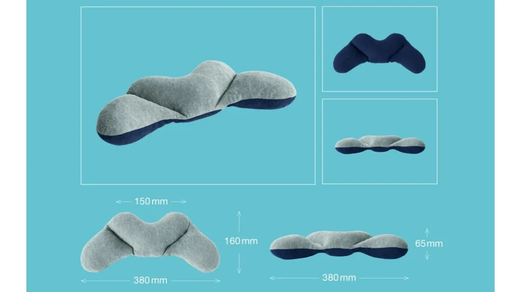 p!nto Float（ピントフロート）｜理想の寝姿勢を支える新発想ヘッドサポートピロー