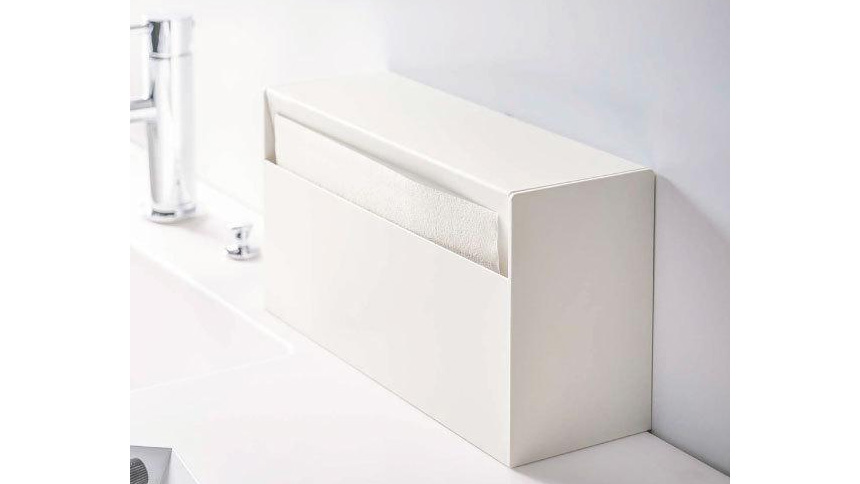 ペーパータオルの置き場問題を解決|tower 壁付けペーパーホルダー