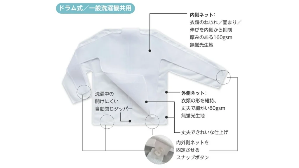 魔法の洗濯ネット『WASHING LOCK（ウォッシングロック）』で、洗濯の常識が変わる