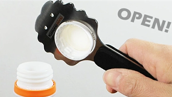 ペットボトルが楽に開く|かわいいペットボトルオープナー『totte』