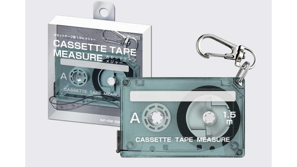 サンスター文具 カセットテープメジャー|懐かしくて実用的なコンパクトメジャー