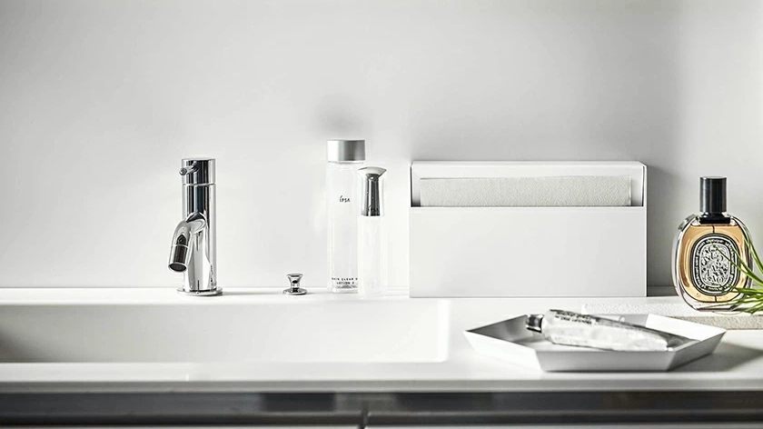 ペーパータオルの置き場問題を解決|tower 壁付けペーパーホルダー