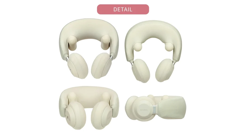 首まわりを温めてほぐす｜eviden 温熱マッサージャー