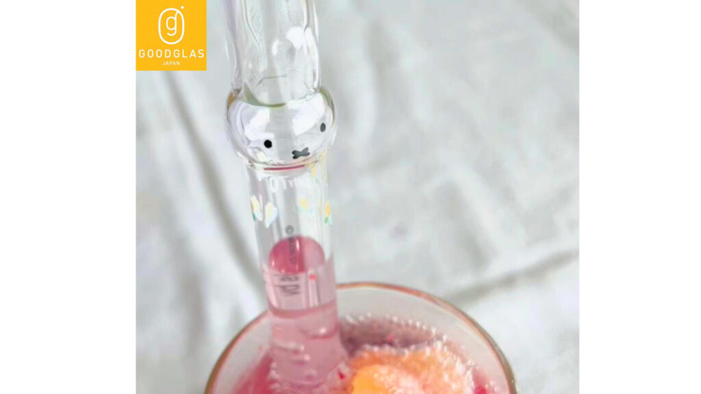 【500本限定】ミッフィー70周年ガラス製マイストロー|エコで可愛い記念モデル