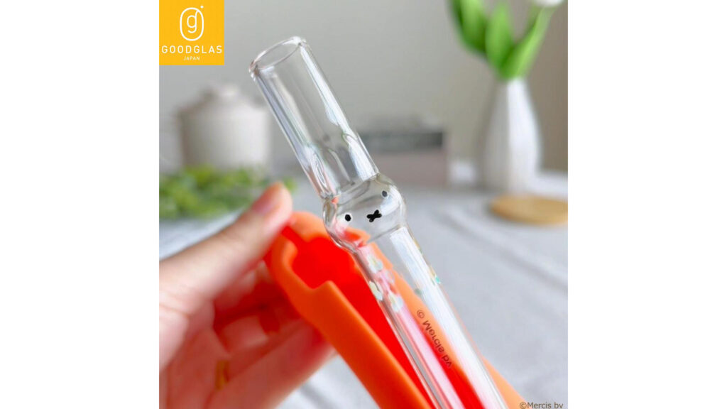 【500本限定】ミッフィー70周年ガラス製マイストロー|エコで可愛い記念モデル