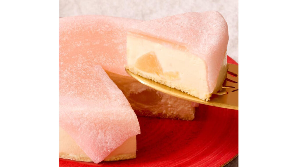 桃の香りが広がるひなまつりケーキ|『雪桃』オーナメントセット