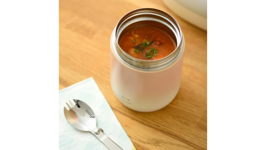 BRUNO スプーン付きスープジャー｜保温・保冷対応でランチが快適に