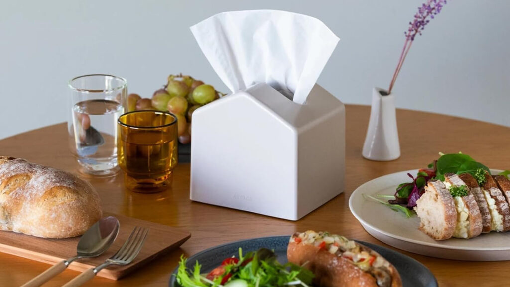 生活感を隠すおしゃれ収納|KEYUCA コンパクトティッシュケース