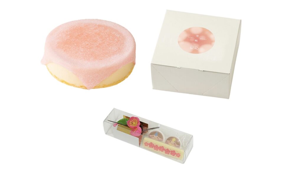 桃の香りが広がるひなまつりケーキ|『雪桃』オーナメントセット