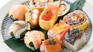 お祝いにおすすめの華やか寿司｜奈良の伝統『手鞠わさび葉寿し』