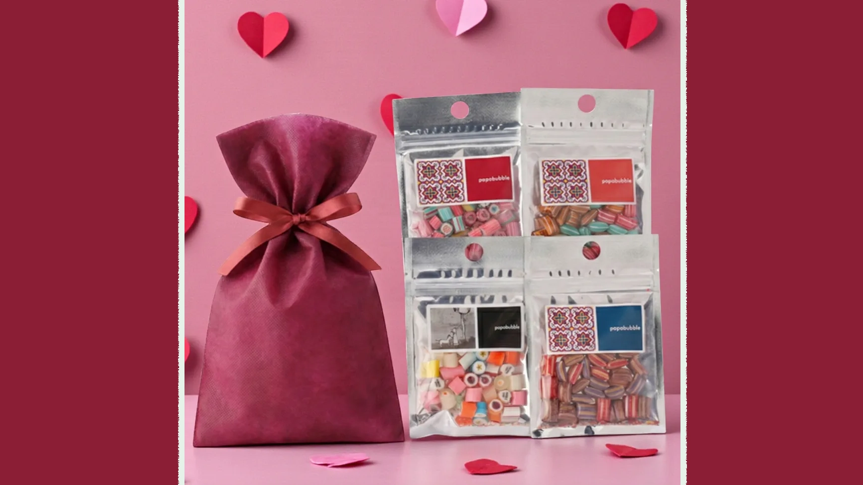 【バレンタイン・ホワイトデーに】パパブブレ選べるミックスキャンディ5個セット｜お配りギフトに最適