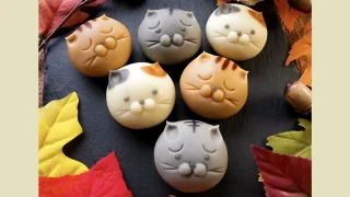 猫好きの心をくすぐる、食べるのがもったいない和菓子｜職人仕立ての「猫の練り切り」