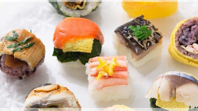 お祝いにおすすめの華やか寿司|奈良の伝統『手鞠わさび葉寿し』