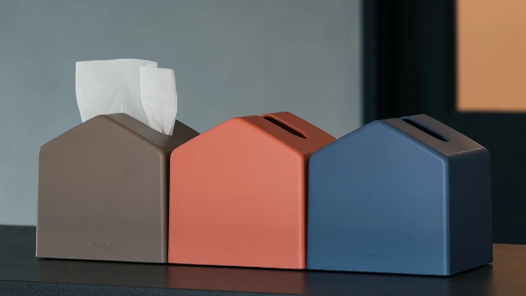 生活感を隠すおしゃれ収納|KEYUCA コンパクトティッシュケース