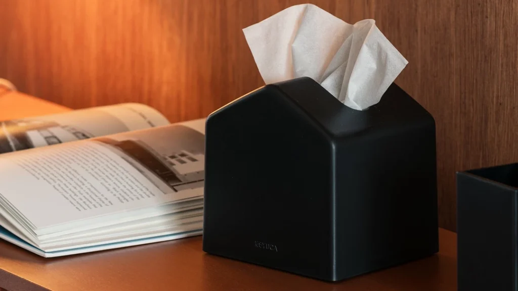 生活感を隠すおしゃれ収納|KEYUCA コンパクトティッシュケース