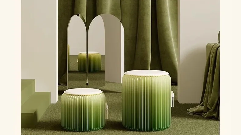 インテリアにも映える｜クラフト紙折りたたみスツール