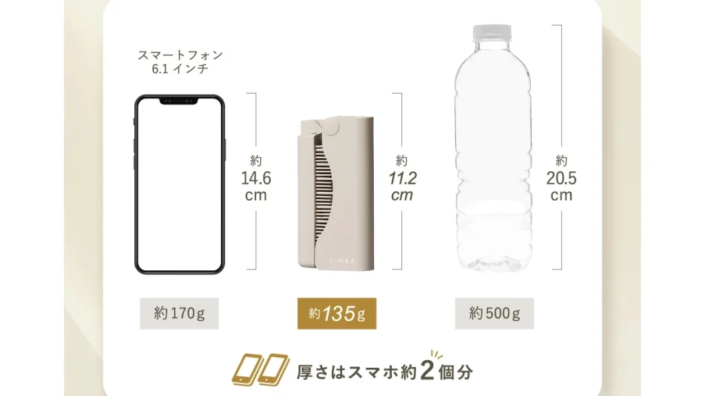 ポーチに入るヒートブラシ！「LINKA コンパクトヒートブラシ」で外出先でも簡単ヘアセット