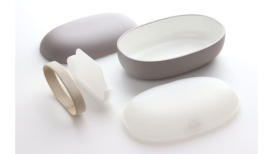 TAKENAKA【mayu ランチボックス】ドーム型で潰れない！洗いやすい日本製お弁当箱