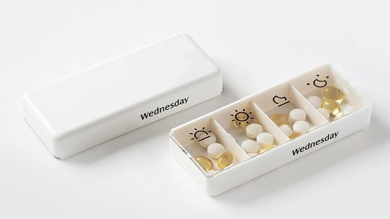 霜山「1週間ピルケース」｜薬の飲み忘れ防止に便利な携帯用薬ケース