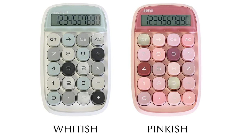 =MOMENT 電卓|ぽこぽこ押し心地がクセになるレトロ可愛い計算機