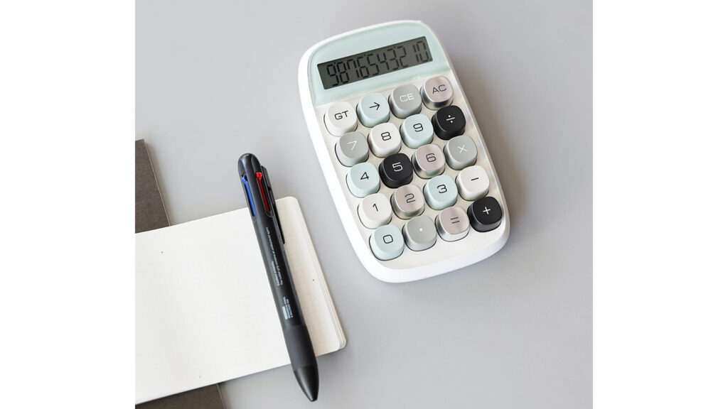 =MOMENT 電卓|ぽこぽこ押し心地がクセになるレトロ可愛い計算機