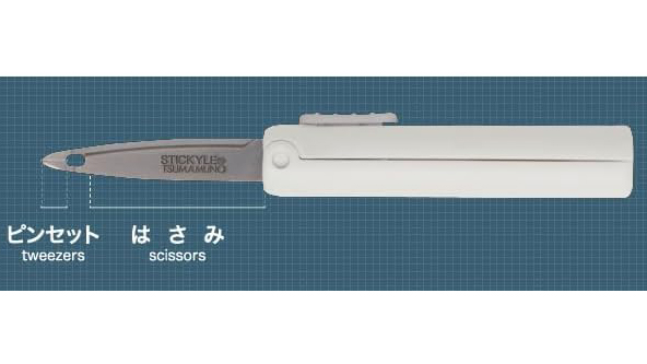 コラージュ好き必見!ピンセットとはさみが一体化した「ツマムノ」