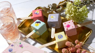 【エディブルフラワー ロリポップ】ホワイトデーや誕生日に花束みたいな可愛いバウムクーヘンギフト