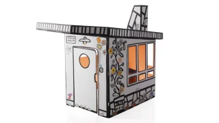 親子で楽しめる！デザイン性抜群のダンボールキッズハウス