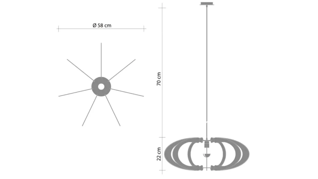 部屋が一気におしゃれに。UFO型ペンダントライトがすごい