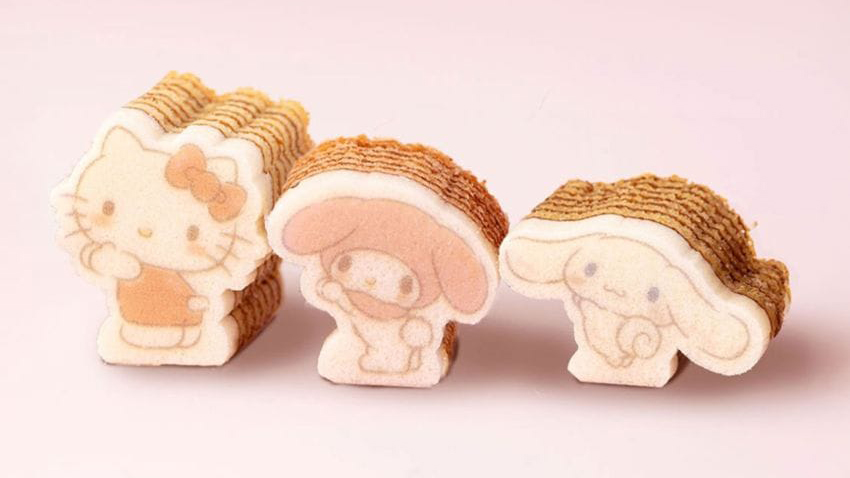 サンリオ型ぬきバウムクーヘンがかわいい！人気キャラクター6種セット