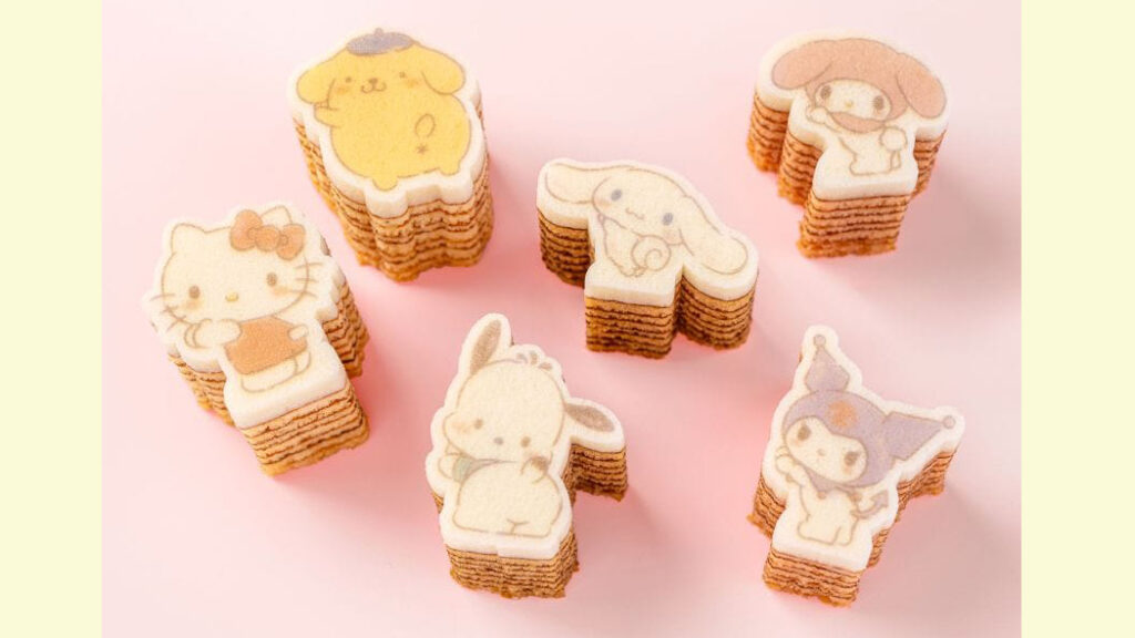 サンリオ型ぬきバウムクーヘンがかわいい！人気キャラクター6種セット
