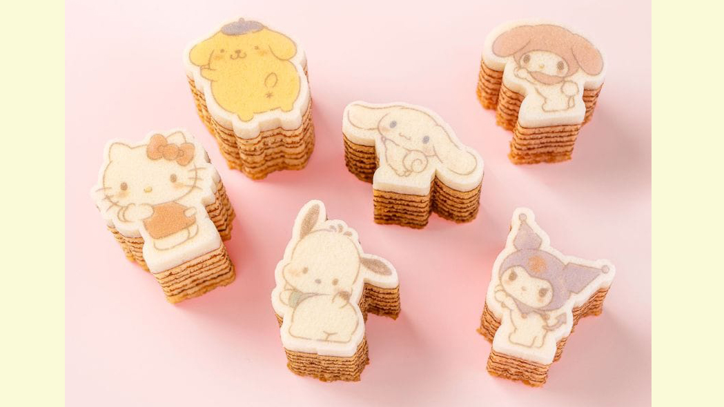 サンリオ型ぬきバウムクーヘンがかわいい！人気キャラクター6種セット
