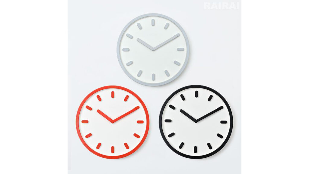 まるで「時計アイコン」？世界的デザイナーが作った不思議な壁掛け時計