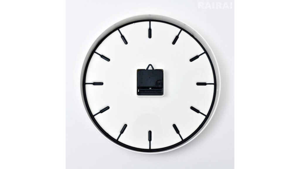 まるで「時計アイコン」？世界的デザイナーが作った不思議な壁掛け時計