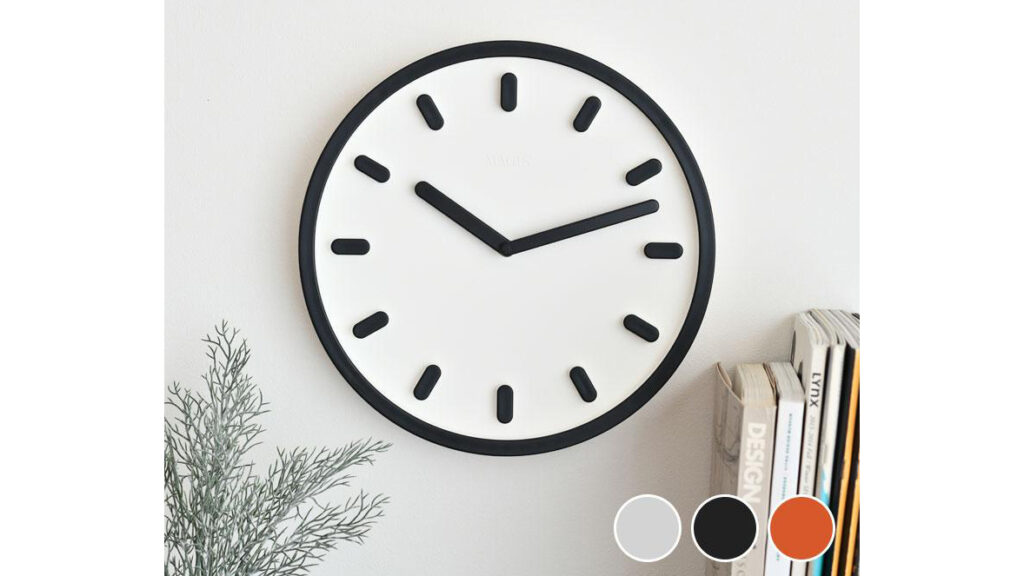 まるで「時計アイコン」？世界的デザイナーが作った不思議な壁掛け時計