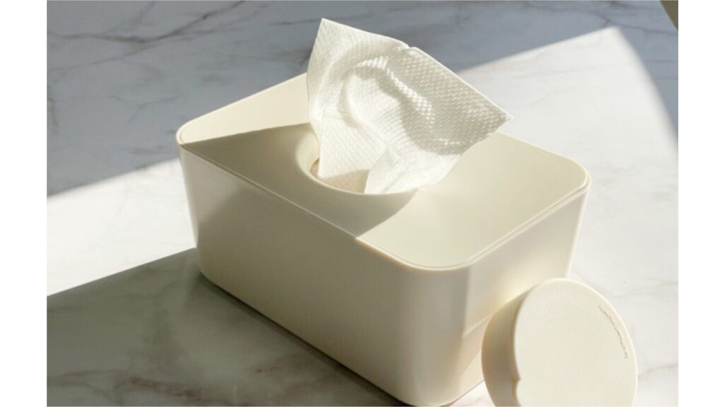 ウェットティッシュケース｜おしゃれで乾燥しにくい密閉構造！詰め替え簡単な収納ケース