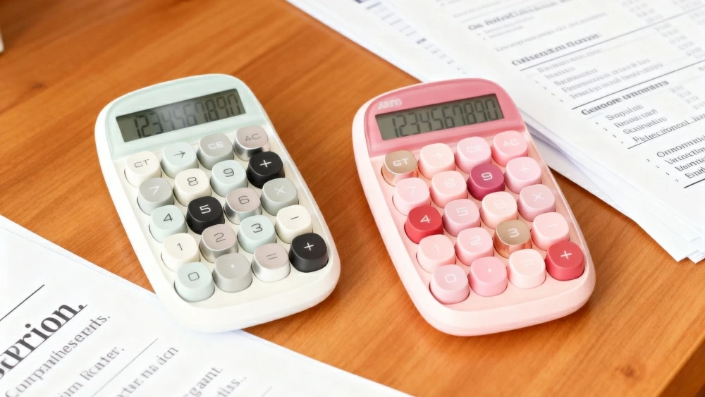 =MOMENT 電卓｜ぽこぽこ押し心地がクセになるレトロ可愛い計算機