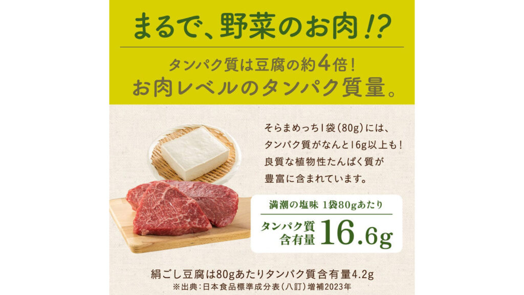 罪悪感なしのおやつ。「そらまめっち」が美味しすぎる