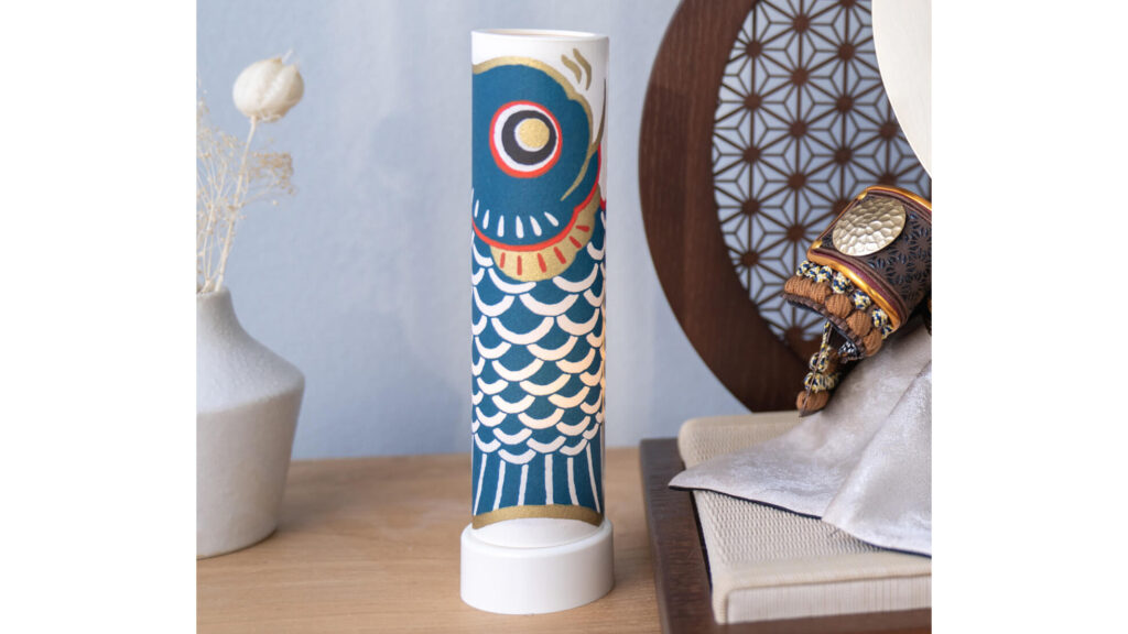 コンパクトで可愛い五月人形に。「鯉行燈」が映える理由