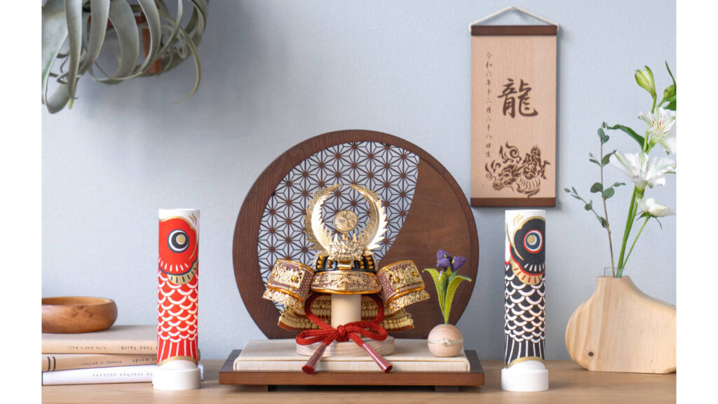 コンパクトで可愛い五月人形に。「鯉行燈」が映える理由