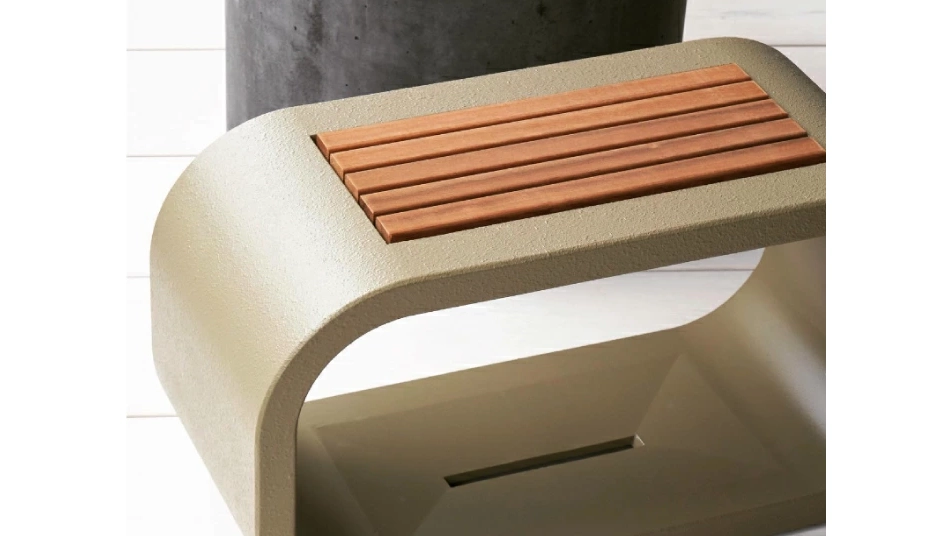 ベンチ×プランター×犬用ステイが一体化!おしゃれ外構アイテム