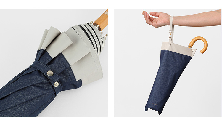 真夏の外出を快適に。KEYUCA『遮光遮熱プレミアム折畳傘』