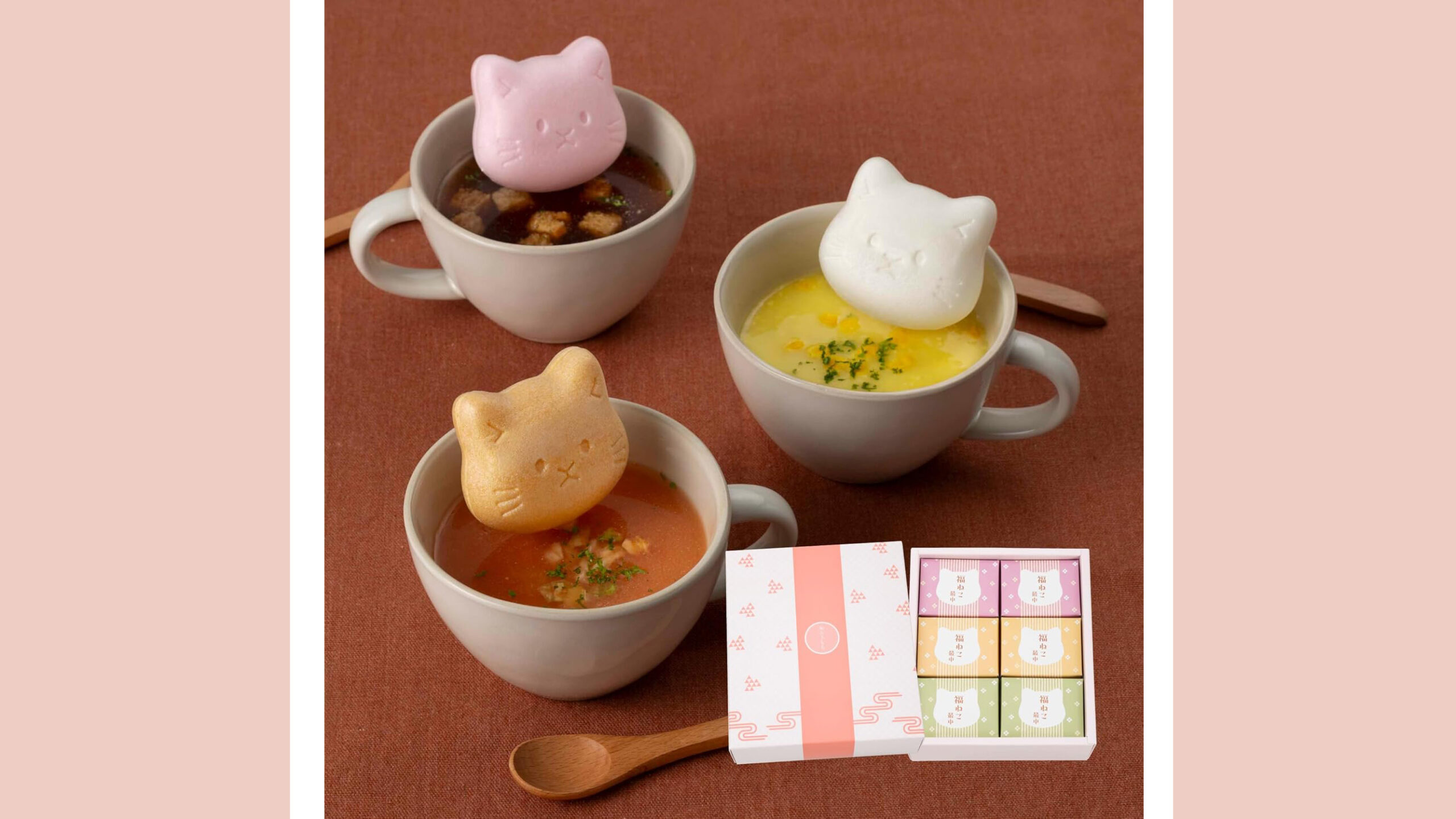 【猫好き必見】福ねこ最中スープの魅力｜見た目も楽しい贈り物