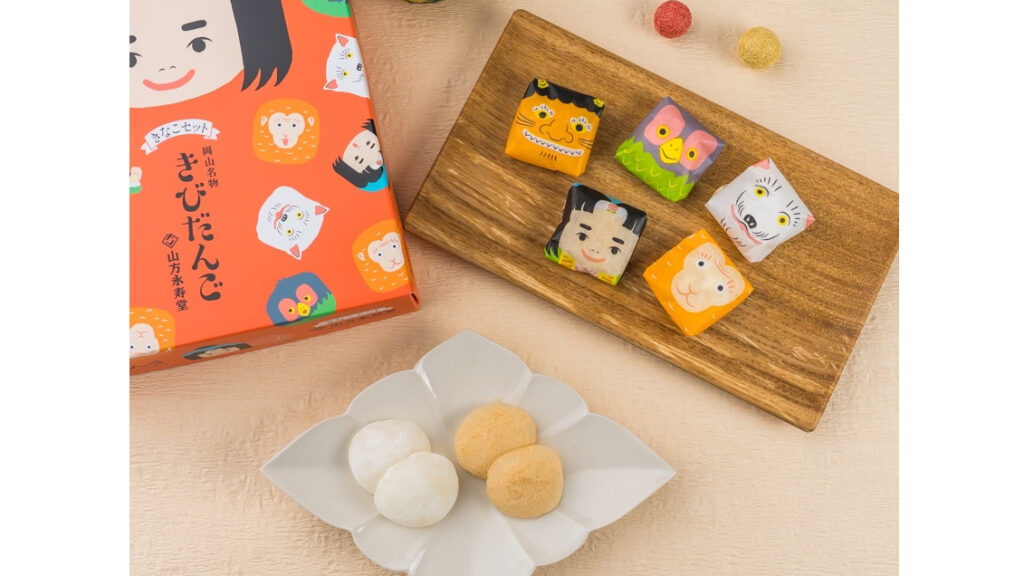 羽田空港限定！かわいいきびだんごセット｜3種の味を楽しめる和菓子