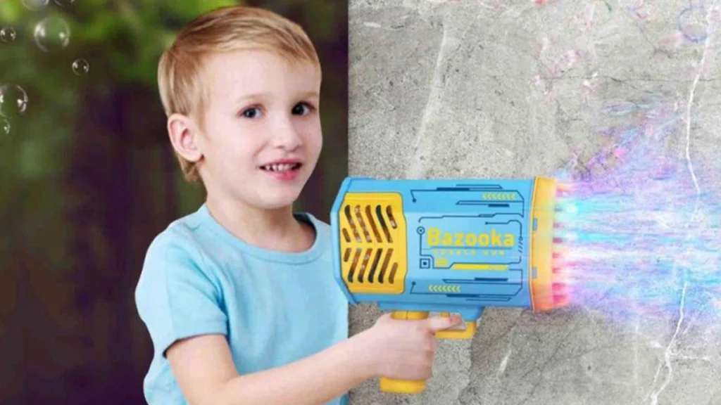 一気に大量発射！電動バブルガンが楽しすぎる