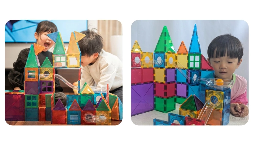 知育玩具の決定版|マグビルド スロープセットで遊びながら学ぶ力を育てる