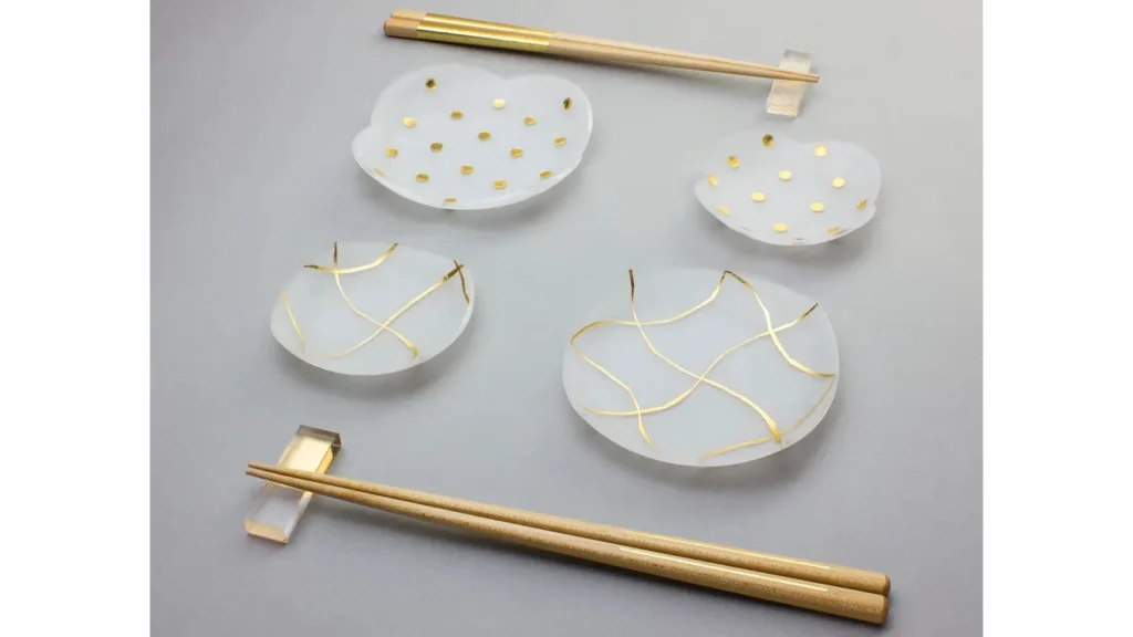 【贈り物に最適】toumei箔ギフトセット｜華やかなテーブルを演出する和食器